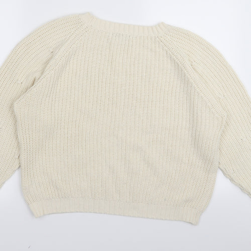 NEXT Womens Ivory   Pullover Jumper Size S
