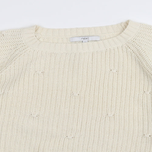 NEXT Womens Ivory   Pullover Jumper Size S