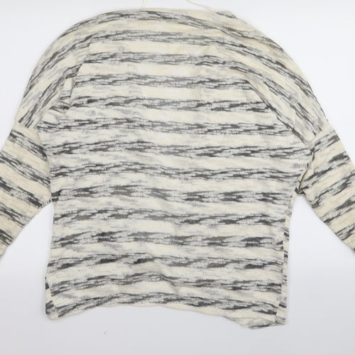 Primark Womens Multicoloured Striped  Cardigan Jumper Size S