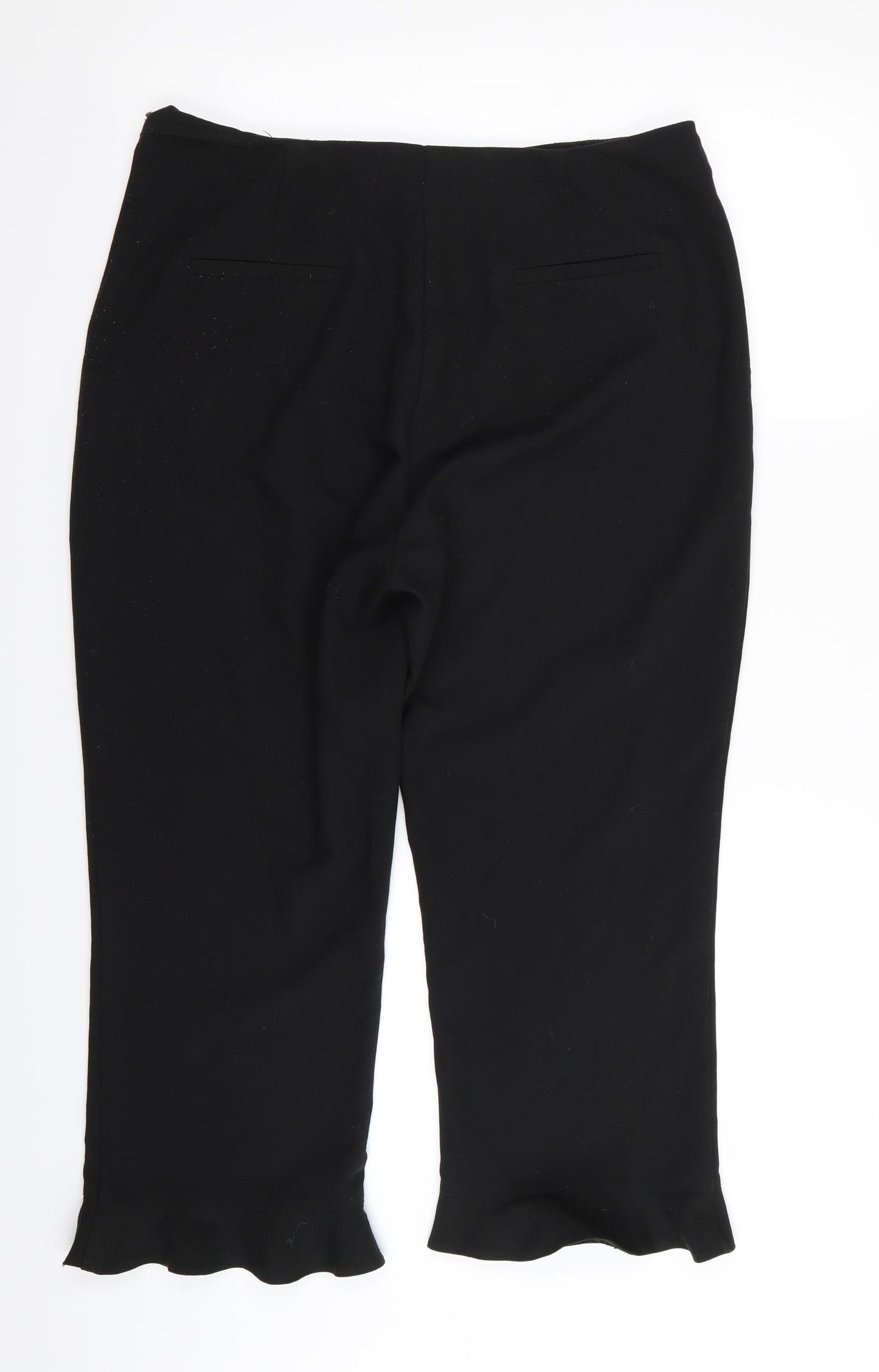 Topshop Womens Black   Trousers  Size 14 L23 in