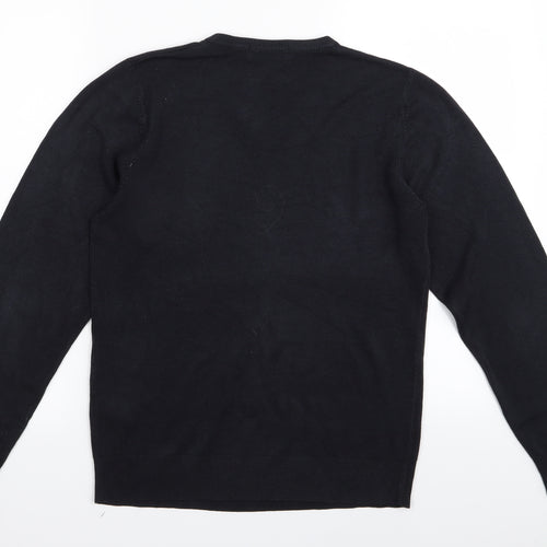 M&S Mens Blue   Pullover Jumper Size S