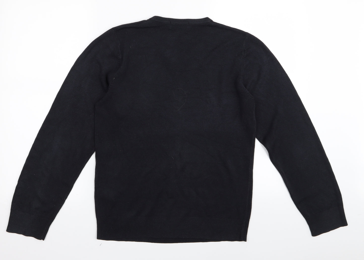 M&S Mens Blue   Pullover Jumper Size S
