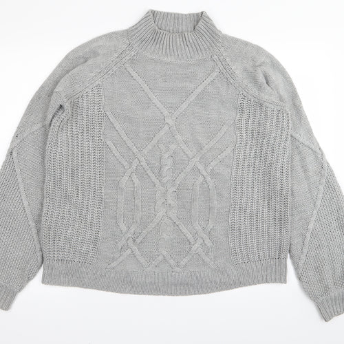 Dorothy Perkins Womens Grey   Pullover Jumper Size 10