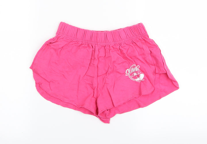 Primark Womens Pink Sweat Shorts Size 6