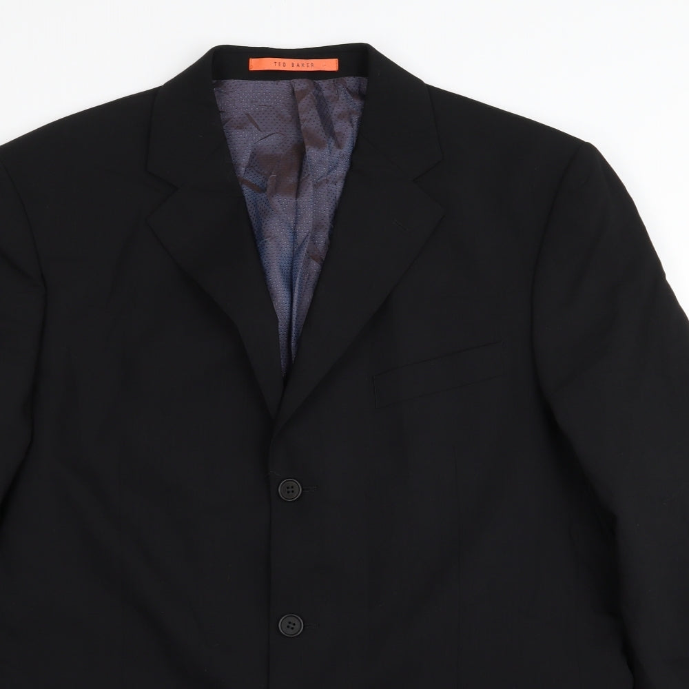 Ted Baker Mens Black   Jacket Blazer Size 42