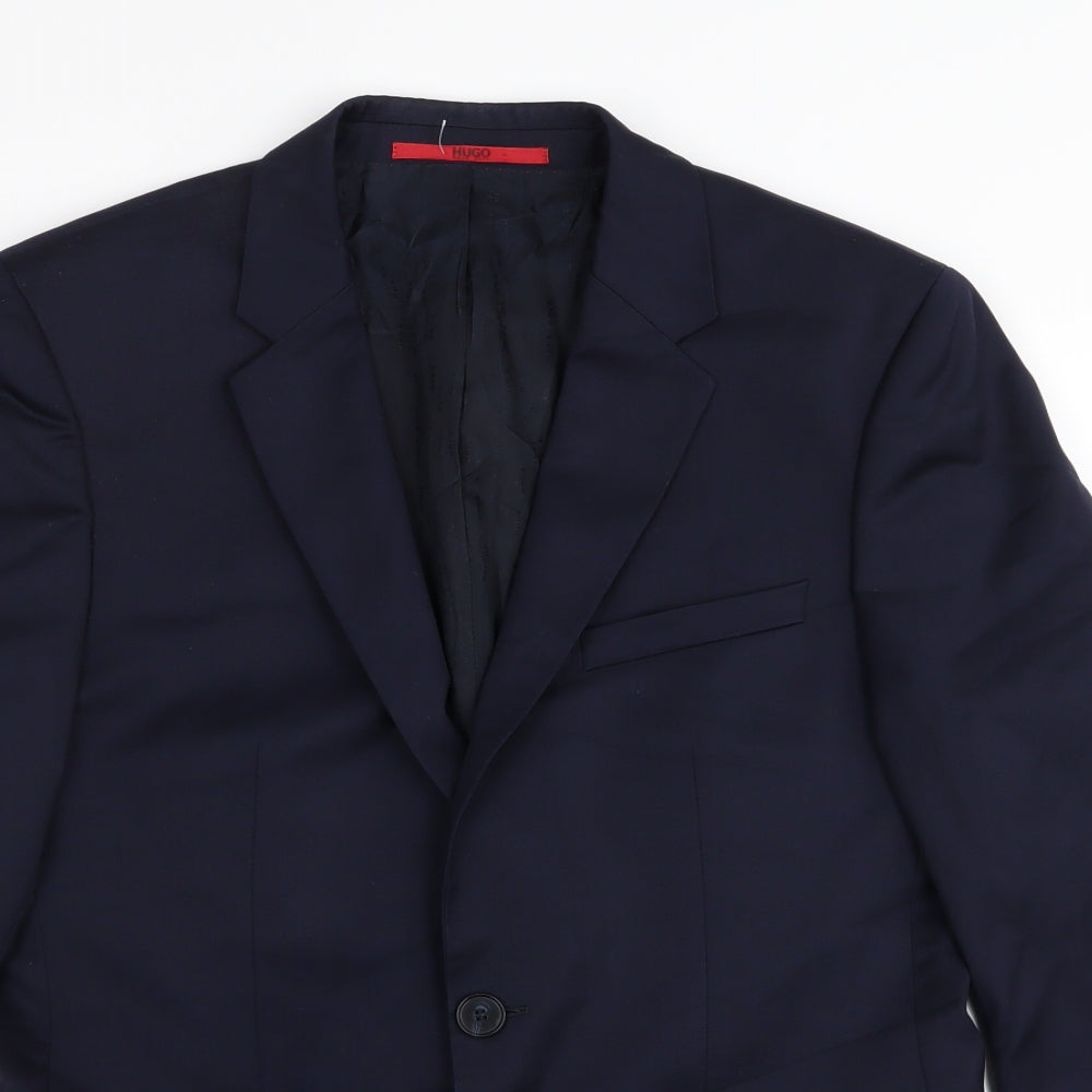 HUGO BOSS Mens Blue   Jacket Blazer Size 44