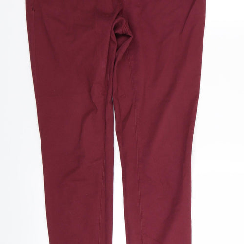 H&M Womens Red   Skinny Jeans Size 10 L31 in