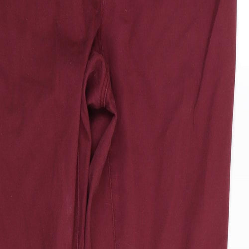 H&M Womens Red   Skinny Jeans Size 10 L31 in