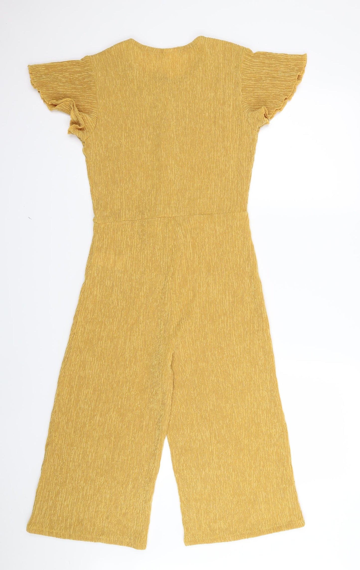 F&F Girls Yellow   Jumpsuit One-Piece Size 11-12 Years