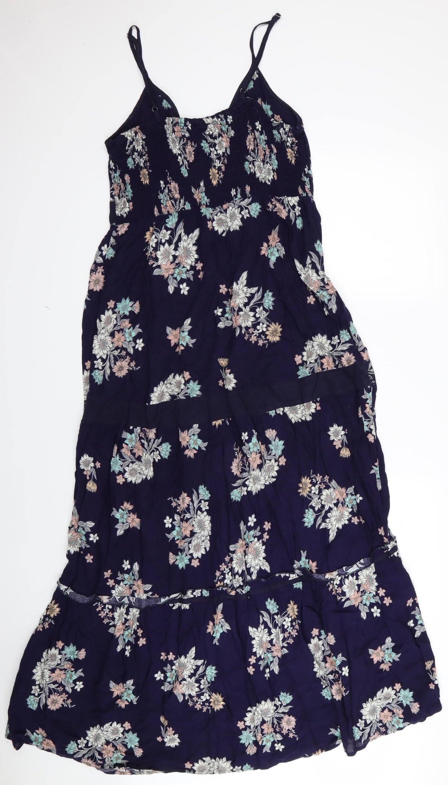 Apricot Womens Blue Floral  Fit & Flare  Size 10