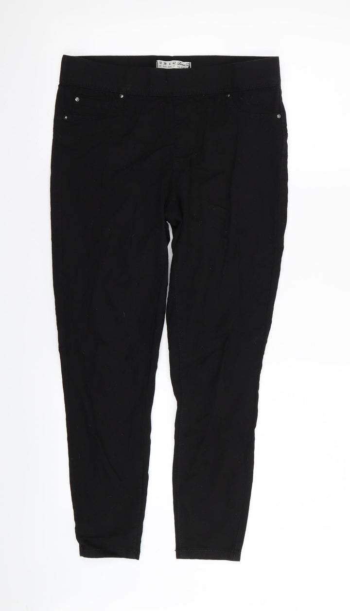 denim and co Womens Black Jegging Leggings Size 10 L26 in