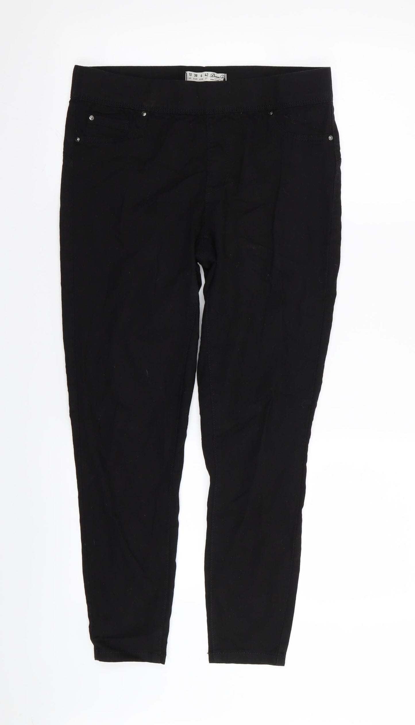 denim and co Womens Black   Jegging Leggings Size 10 L26 in