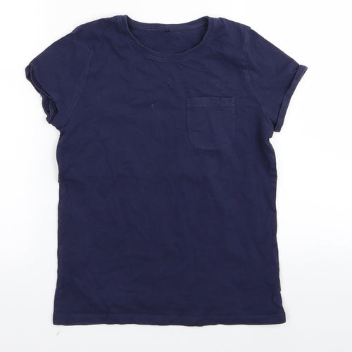 Asda George Girls Blue   Basic T-Shirt Size 11-12 Years