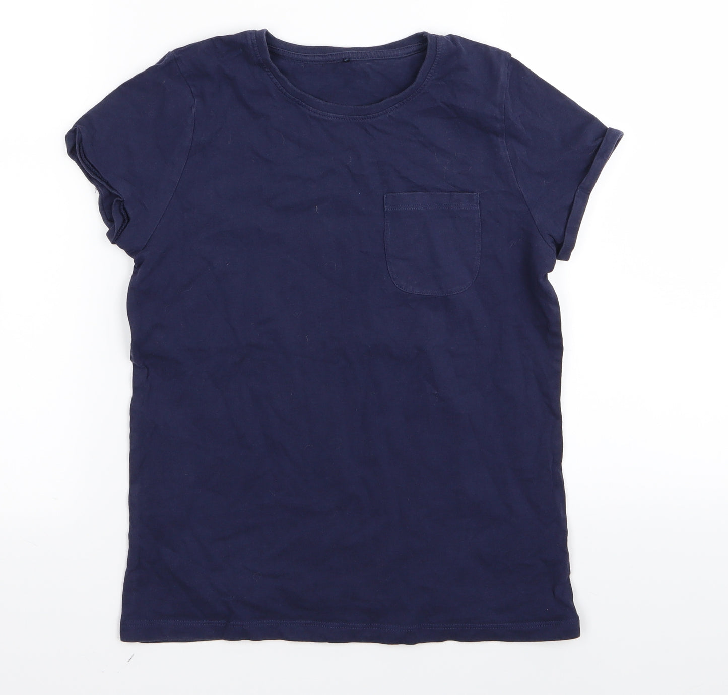 Asda George Girls Blue   Basic T-Shirt Size 11-12 Years