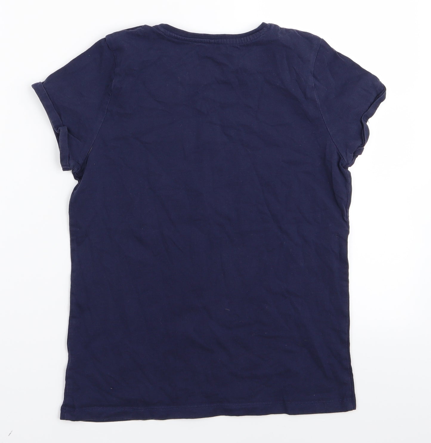 Asda George Girls Blue   Basic T-Shirt Size 11-12 Years
