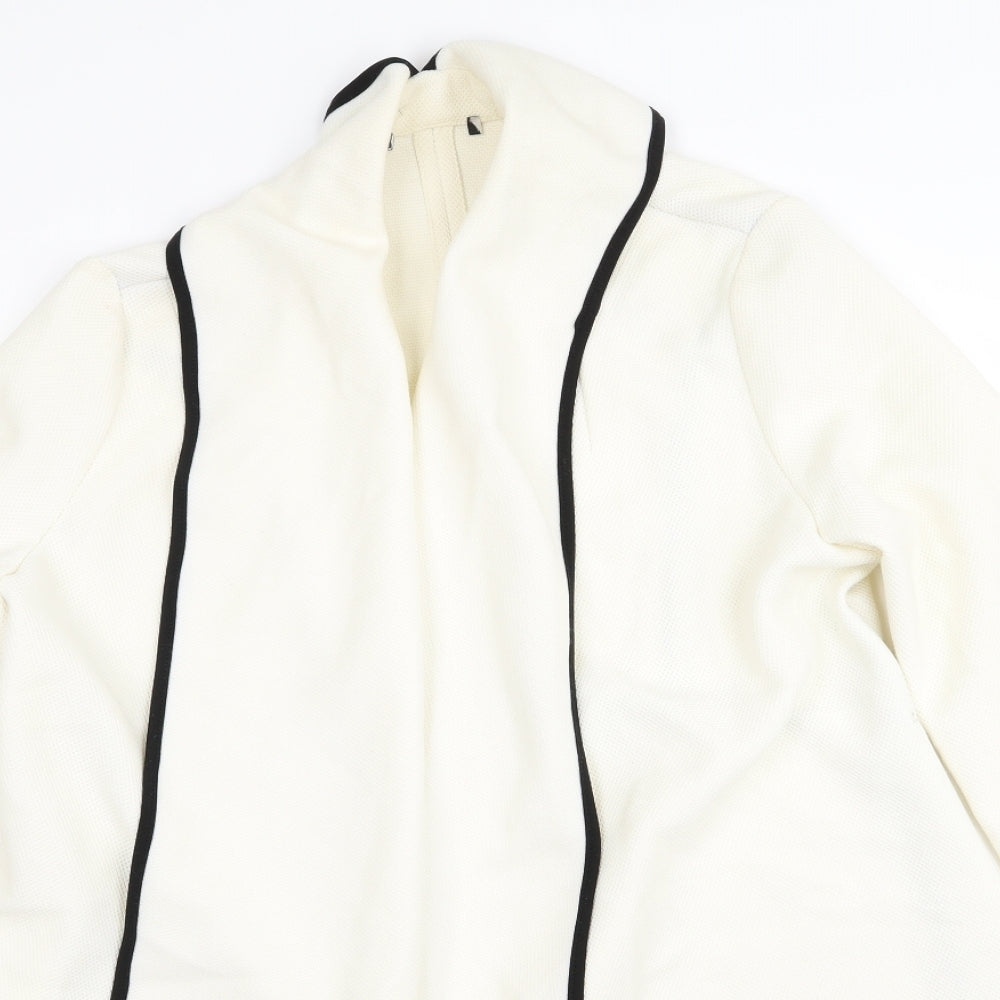 Preworn Womens White   Jacket Blazer Size 16