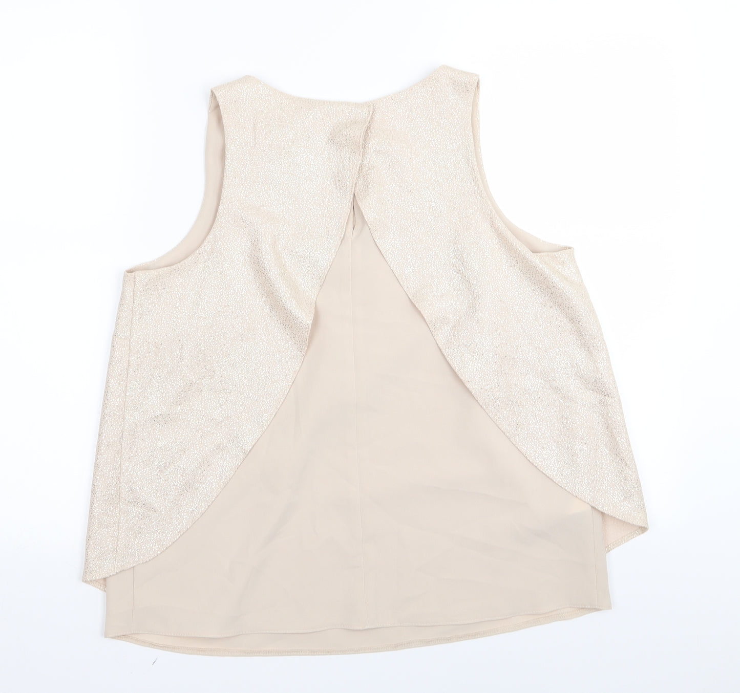 NEXT Womens Gold   Basic T-Shirt Size 10