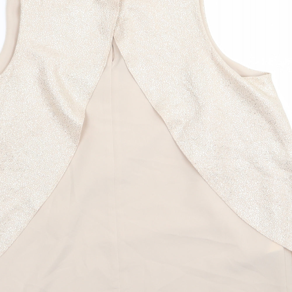 NEXT Womens Gold   Basic T-Shirt Size 10