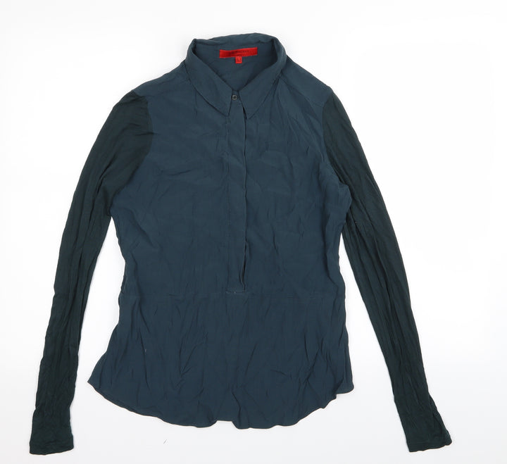 LK bennet Womens Blue   Basic Button-Up Size 8
