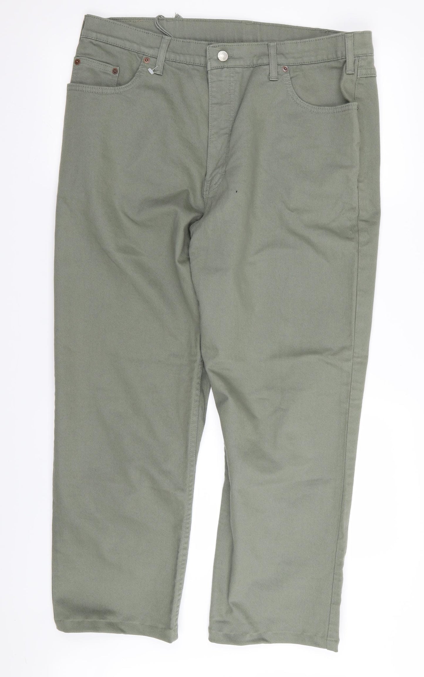 m&s Mens Green   Trousers  Size 2XL L27 in