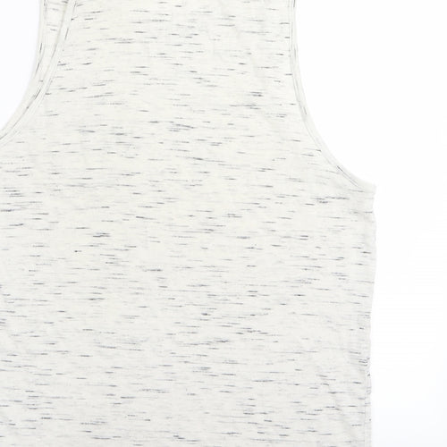 Primark Mens White    T-Shirt Size M  - tank