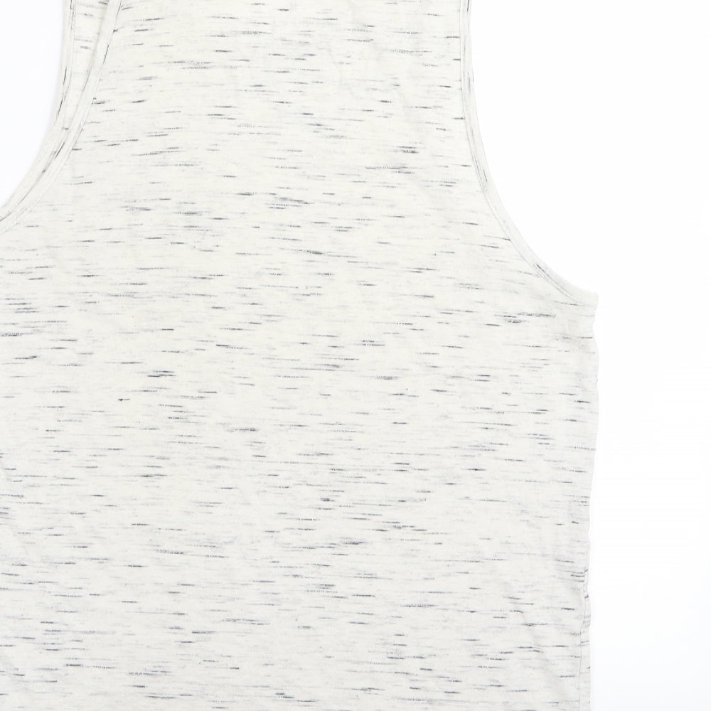 Primark Mens White    T-Shirt Size M  - tank