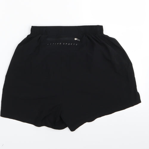 F&F Mens Black   Cargo Shorts Size XS - Stretch waistband