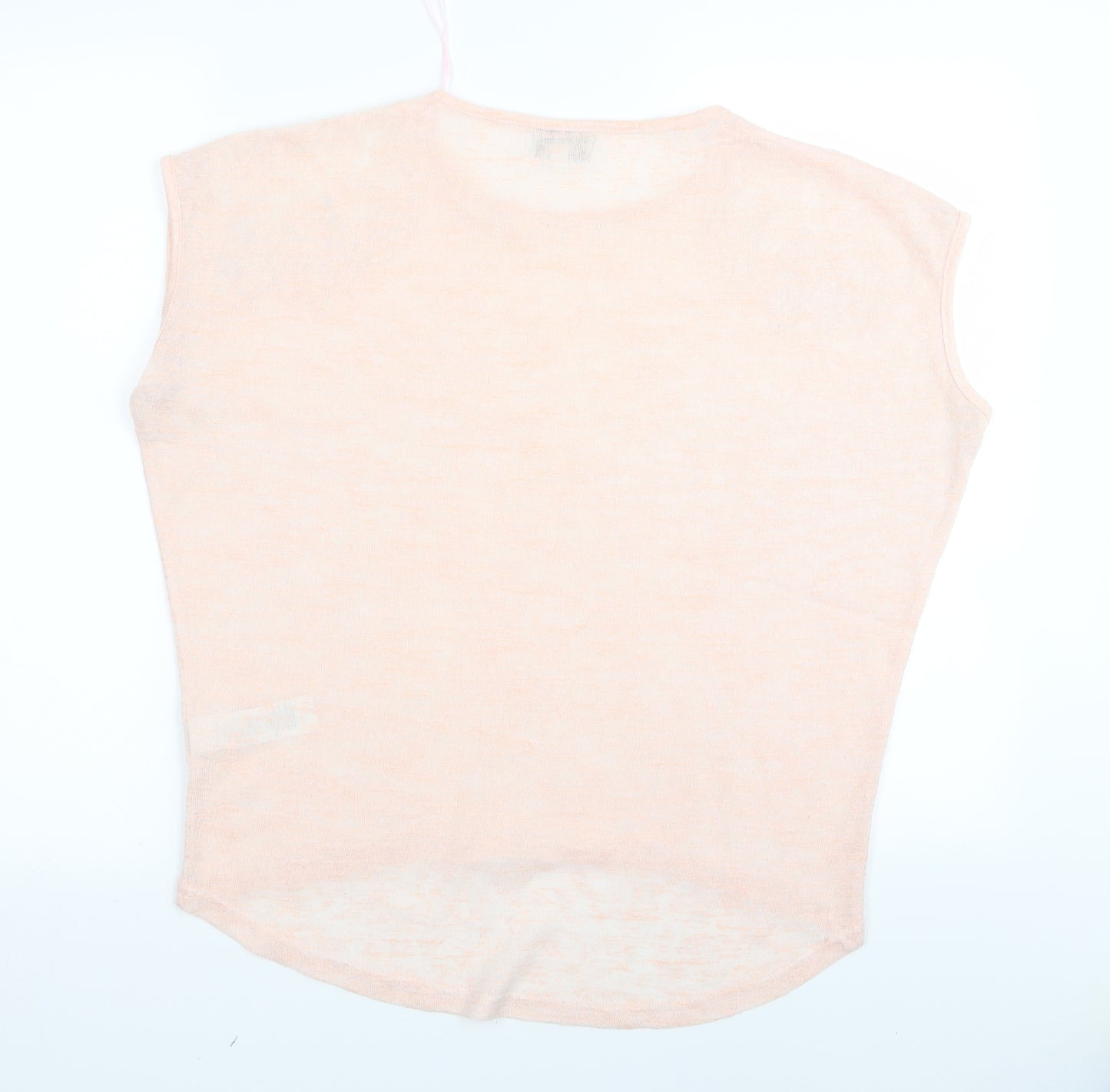 Apricot Womens Pink  Rayon Basic T-Shirt Size S