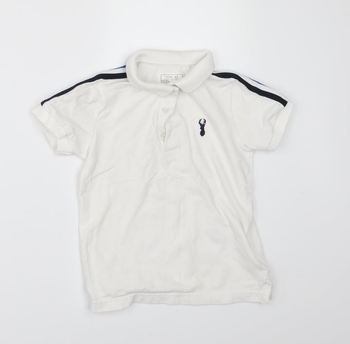 NEXT Boys White Basic Polo Size 5 Years