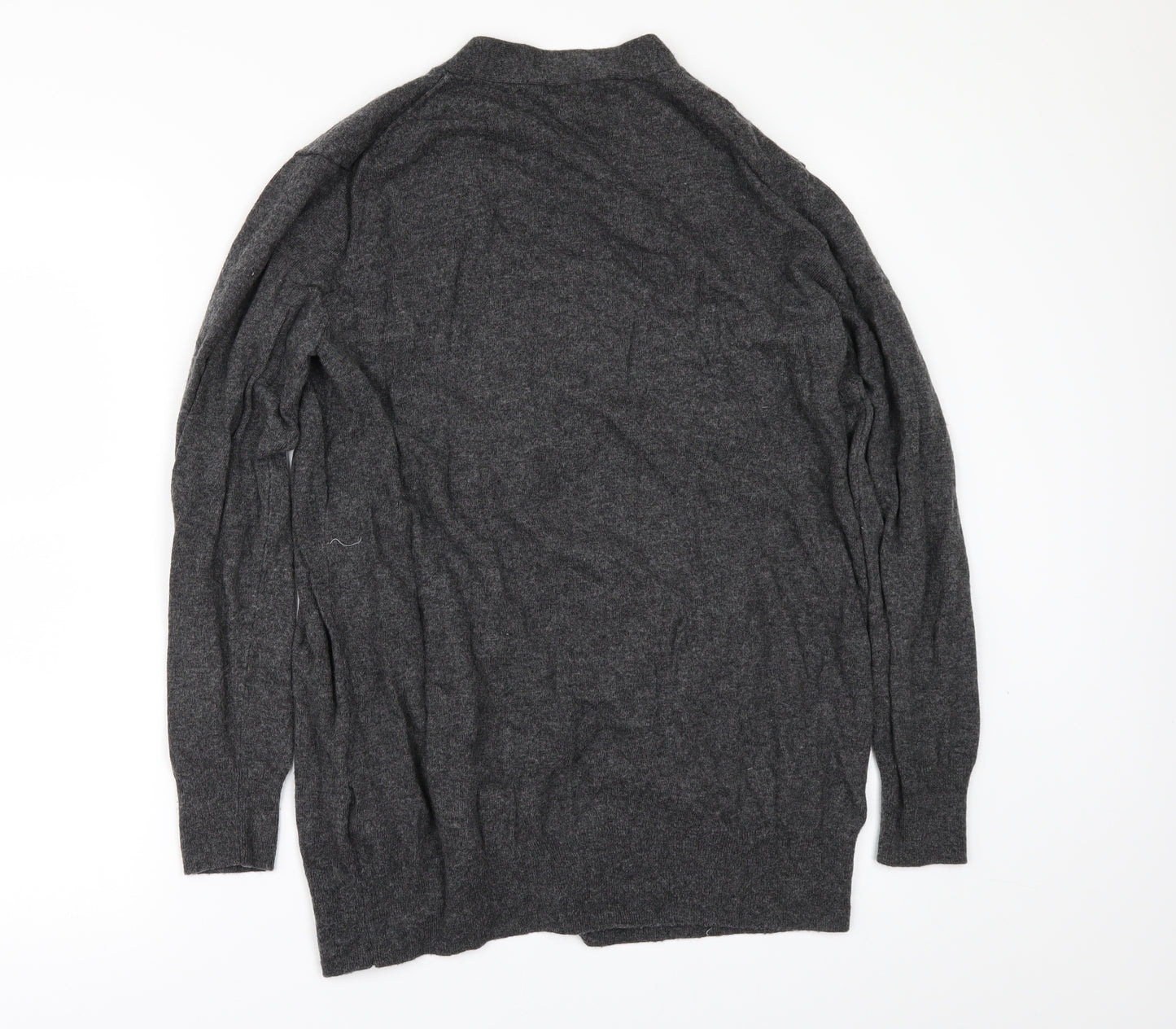 H&M Womens Grey   Cardigan Jumper Size S