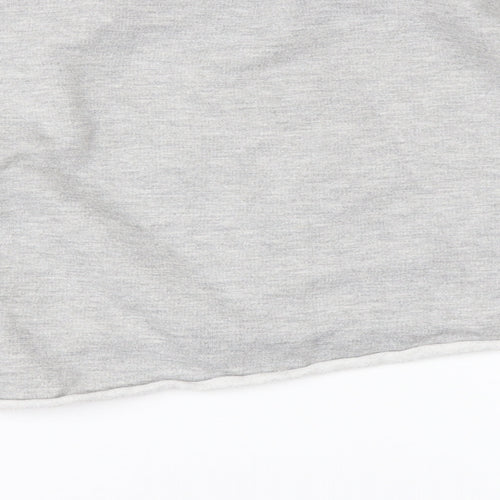 Nasty Gal Womens Grey   Pullover Sweatshirt Size L  - CROPPED