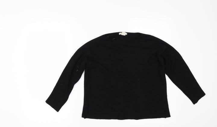 H&M Womens Black   Pullover Jumper Size XS