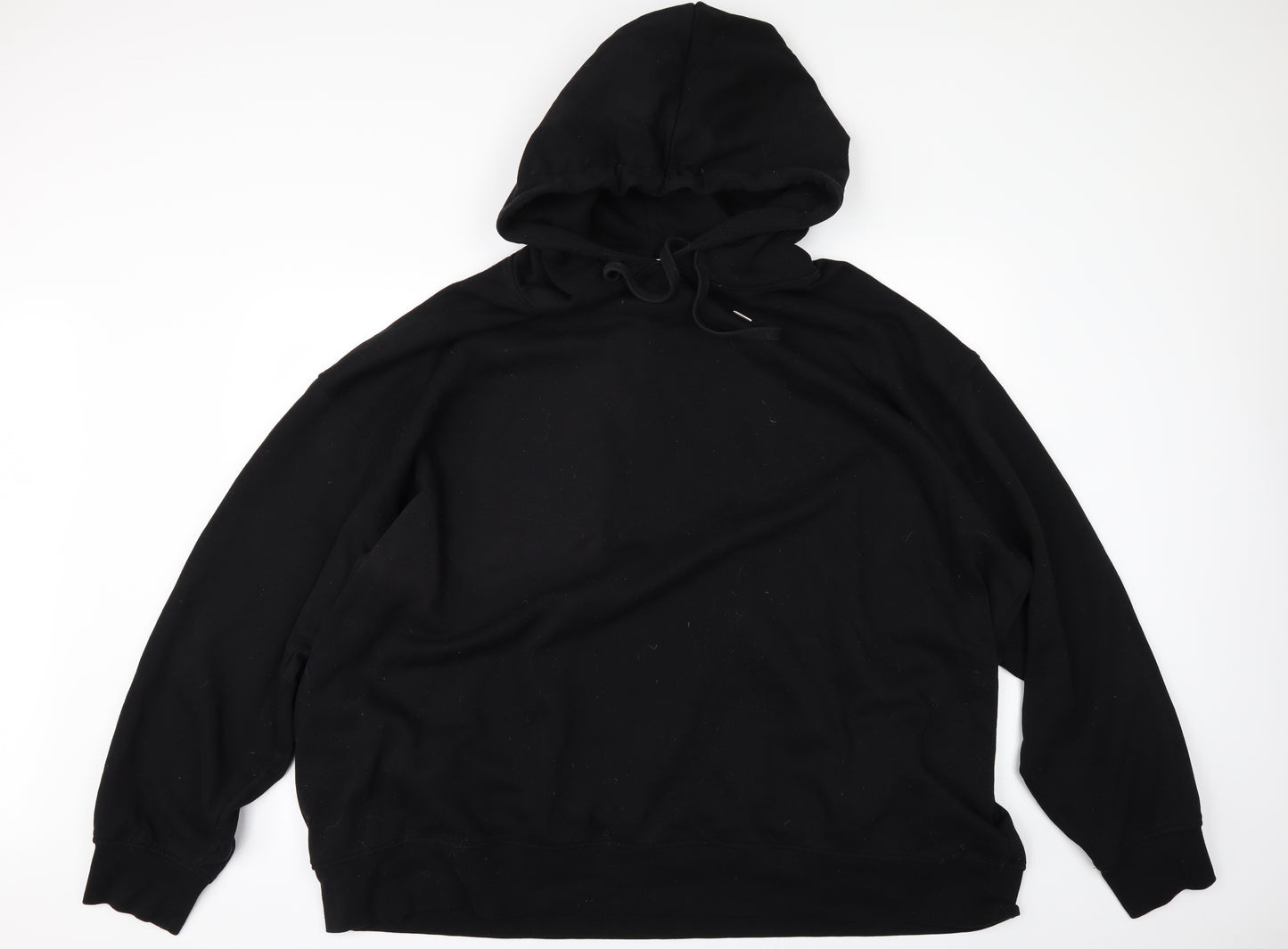 H&M Mens Black   Henley Hoodie Size L
