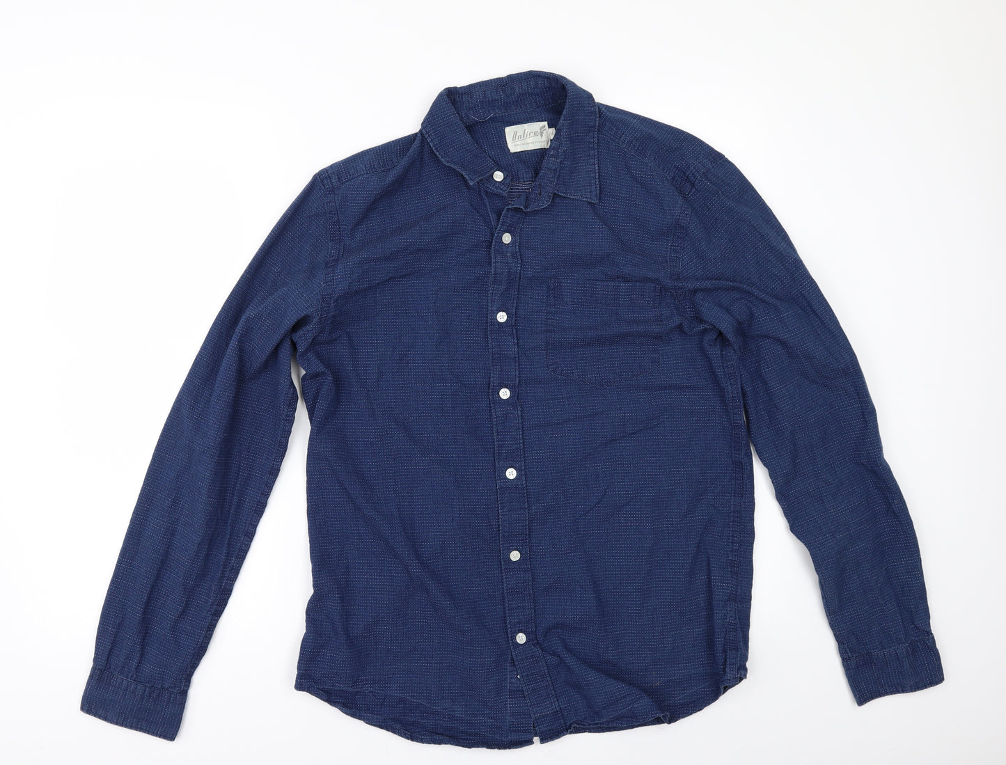 Onfire Mens Blue    Button-Up Size M