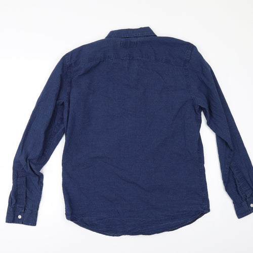 Onfire Mens Blue    Button-Up Size M