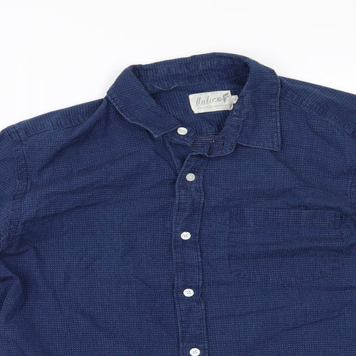 Onfire Mens Blue    Button-Up Size M