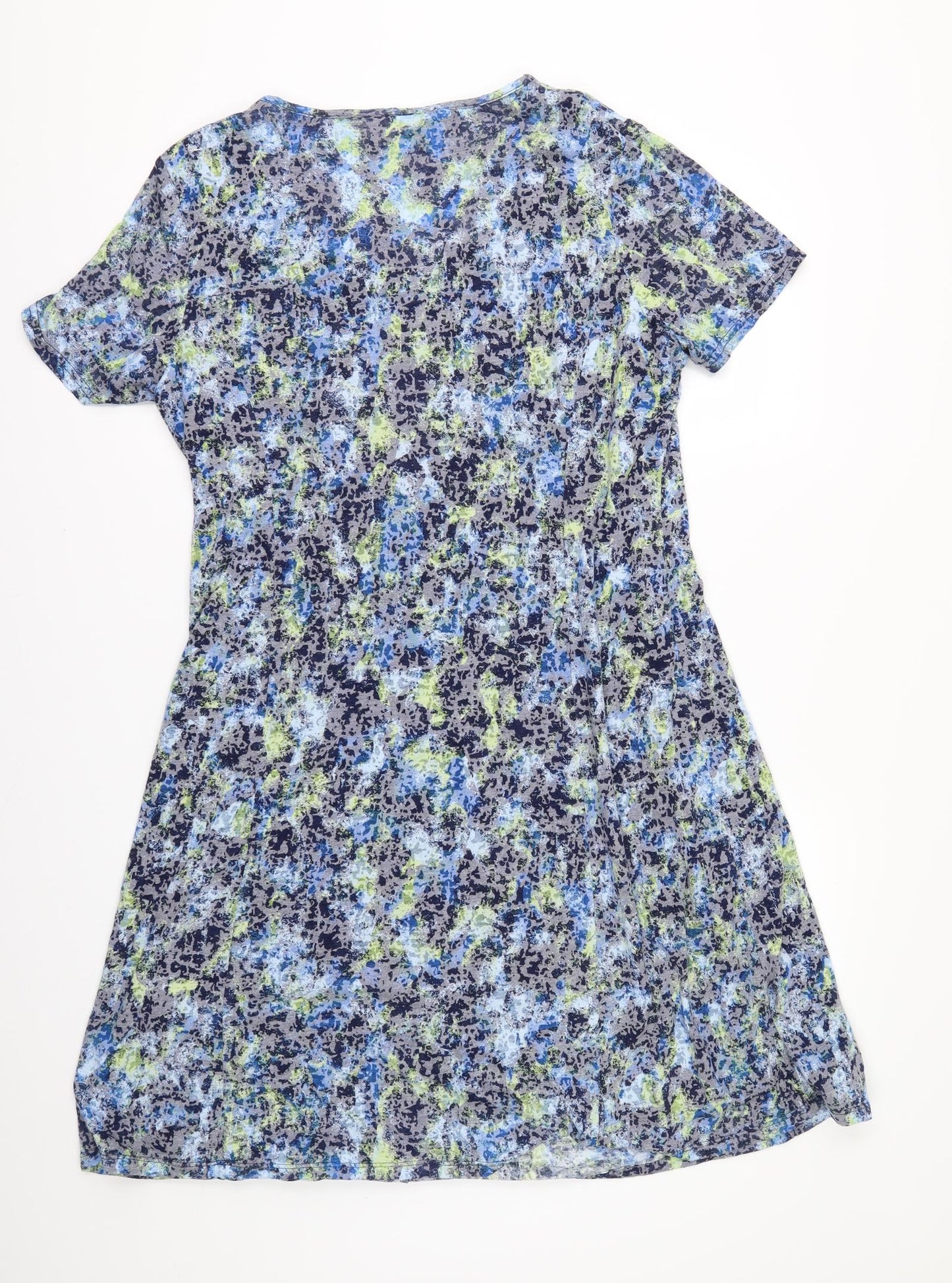 EWM Womens Black Floral  A-Line  Size 16