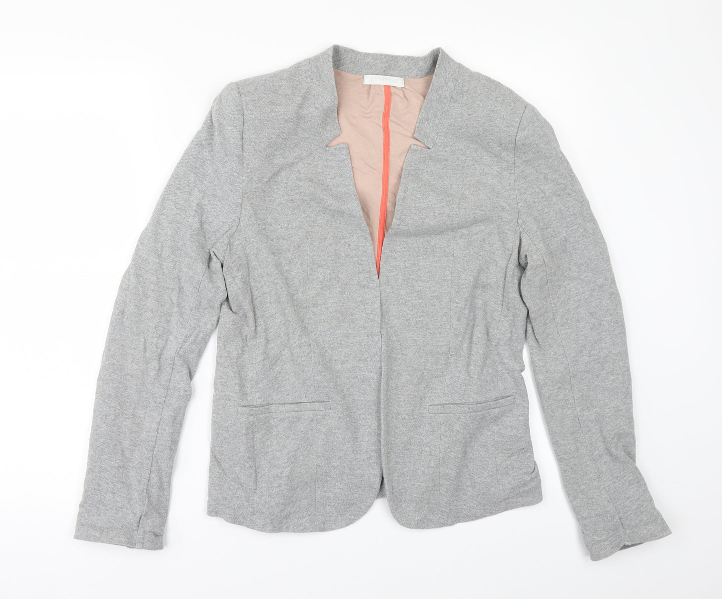 Promod Womens Grey   Jacket  Size 12  - Edge to Edge