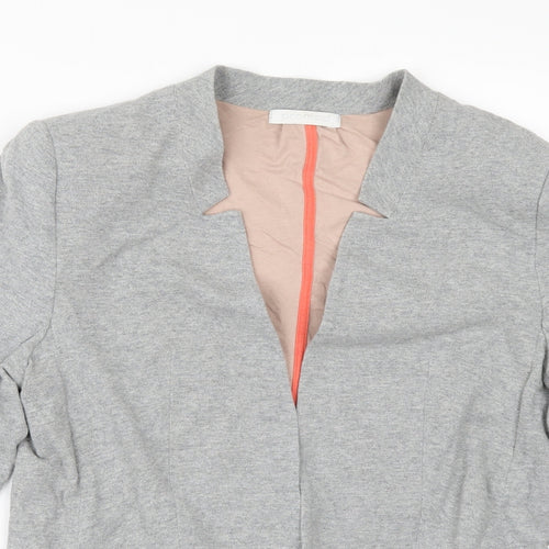 Promod Womens Grey   Jacket  Size 12  - Edge to Edge