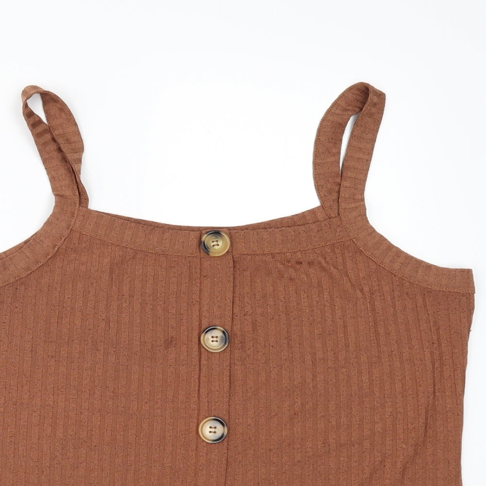 Very Womens Orange   Camisole T-Shirt Size 16