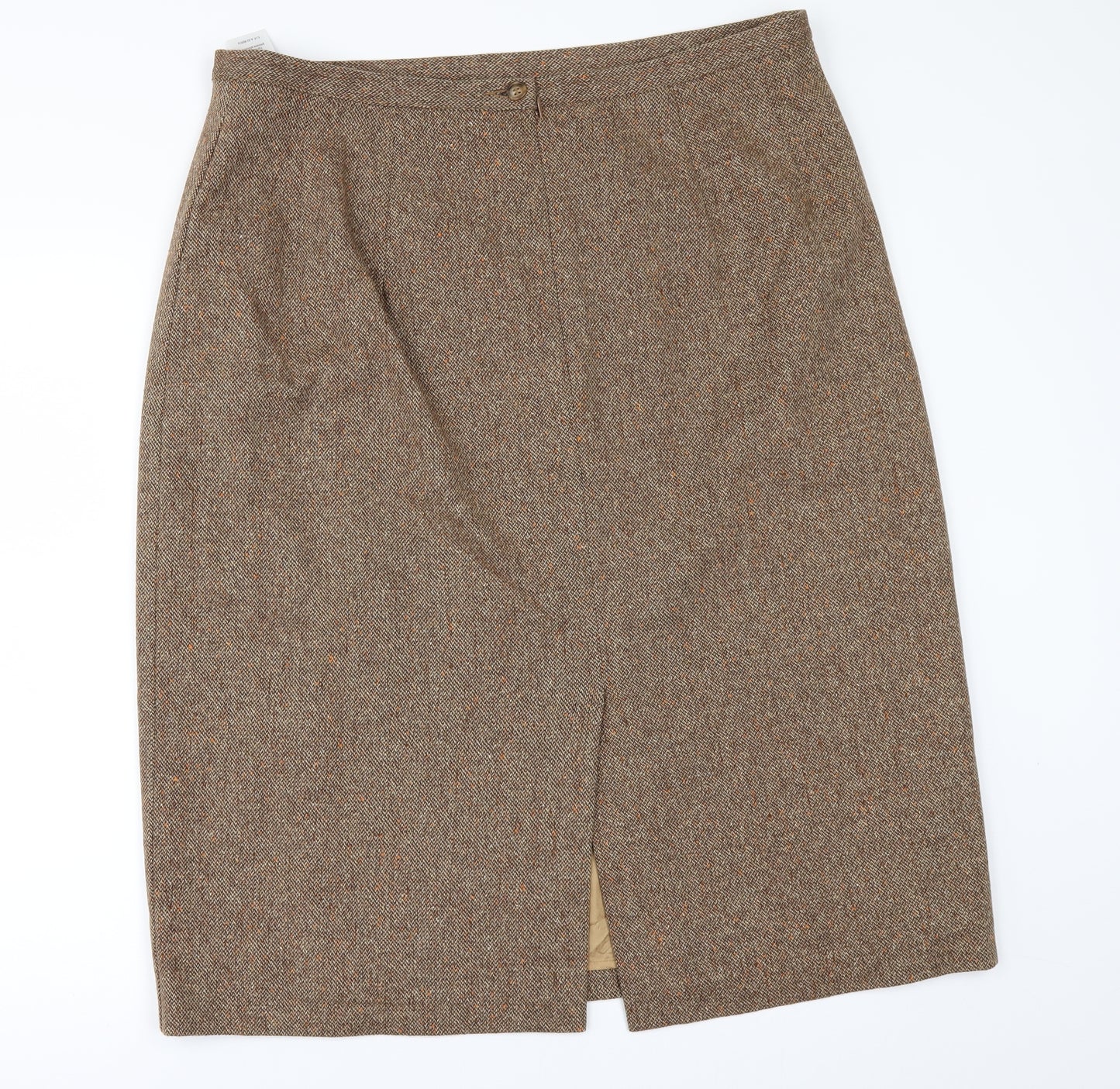 Marks and Spencer Womens Brown   A-Line Skirt Size 20