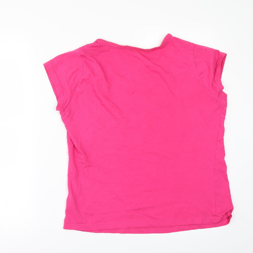 Marks and Spencer Womens Pink Solid  Top Pyjama Top Size 12