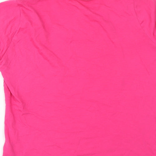 Marks and Spencer Womens Pink Solid  Top Pyjama Top Size 12