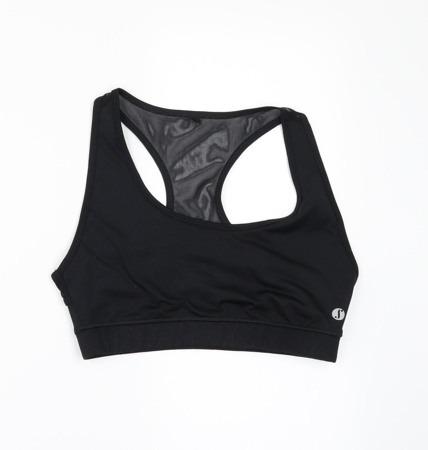 New Look Womens Black   Cropped T-Shirt Size M