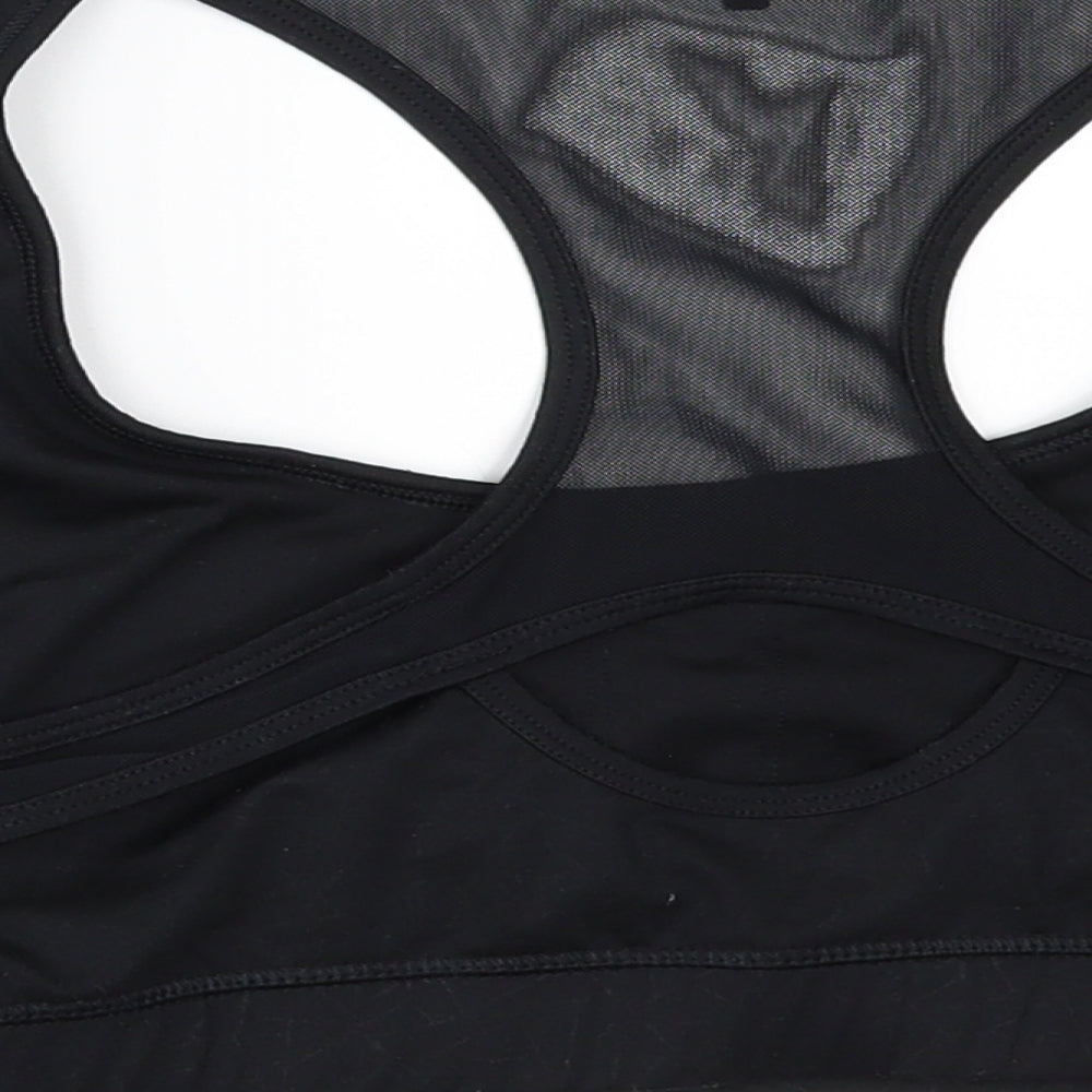 New Look Womens Black   Cropped T-Shirt Size M