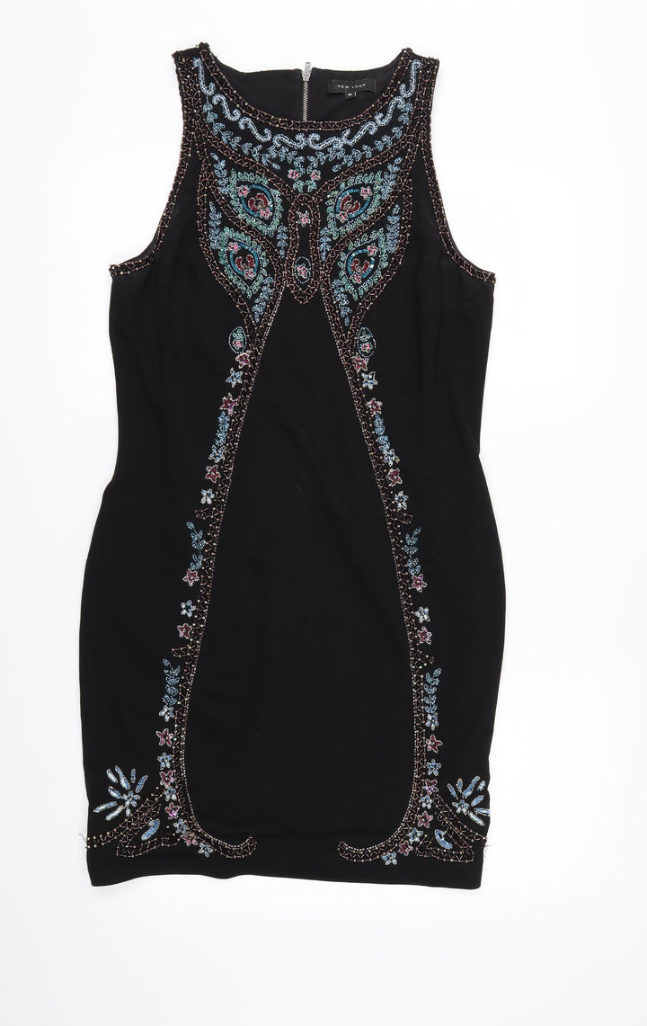 New Look Womens Black Mini Size 14