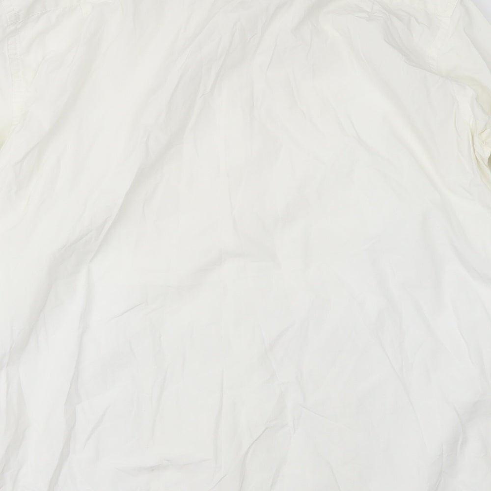 KENZO Mens White    Dress Shirt Size 17