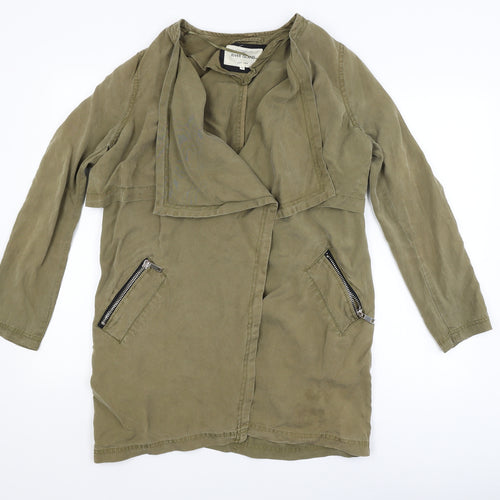 River Isalnd Womens Green   Overcoat Coat Size 10