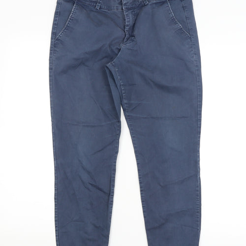 EDC Womens Black   Cropped Trousers Size 36 L24.5 in