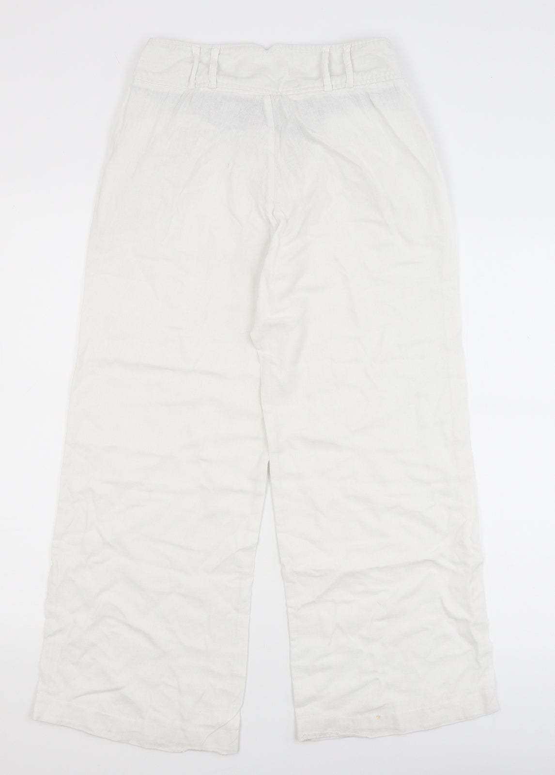 E-vie Womens White   Cropped Trousers Size 10 L25 in